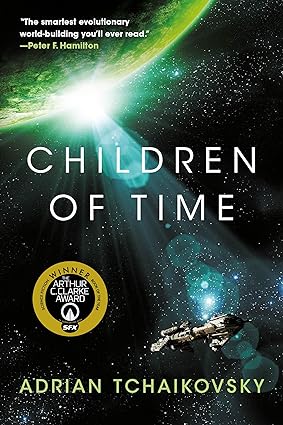 Children Of Time Book Cover Image Link to Wikipedia Article