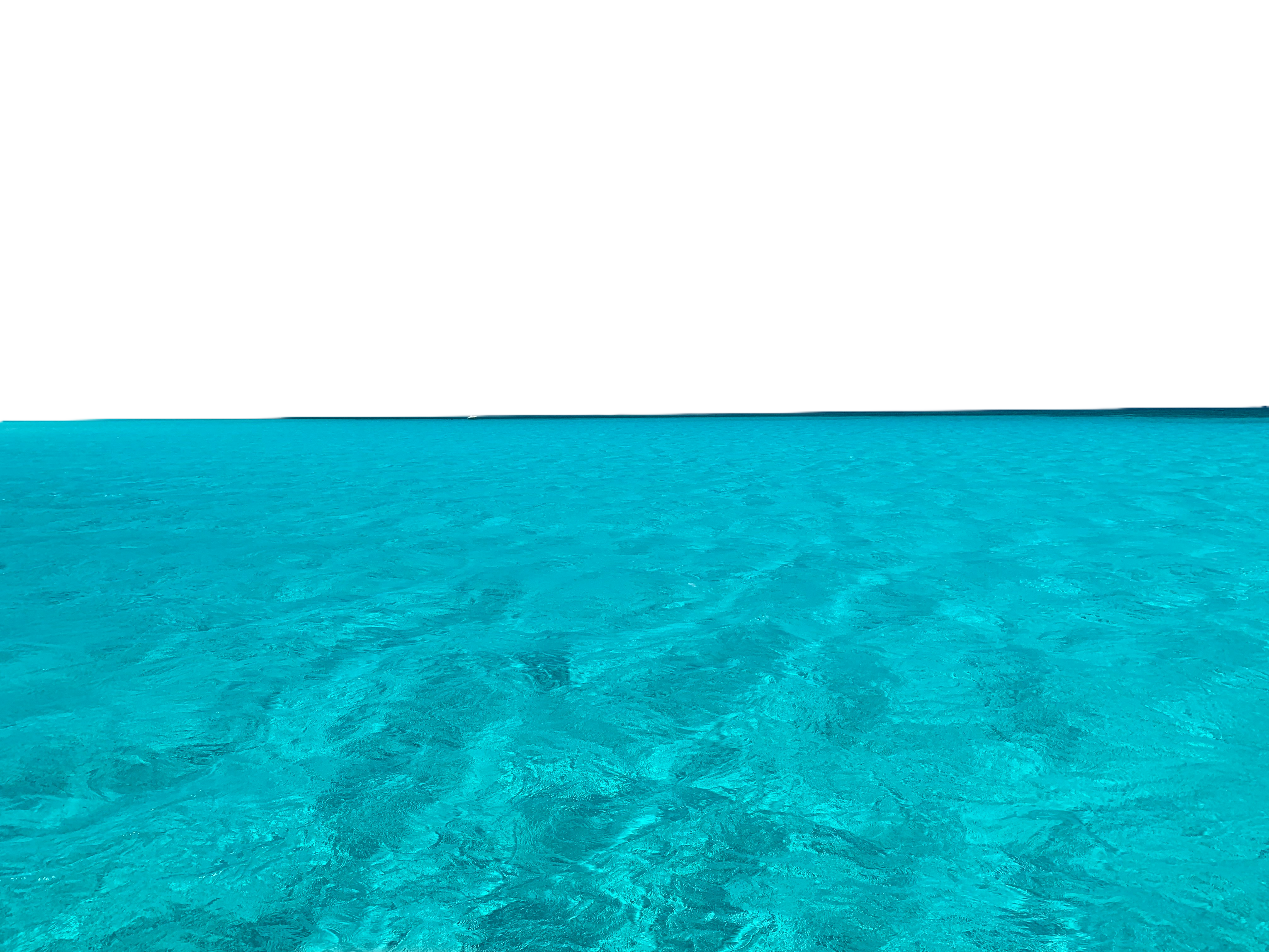 ocean horizon waves rising and lowering