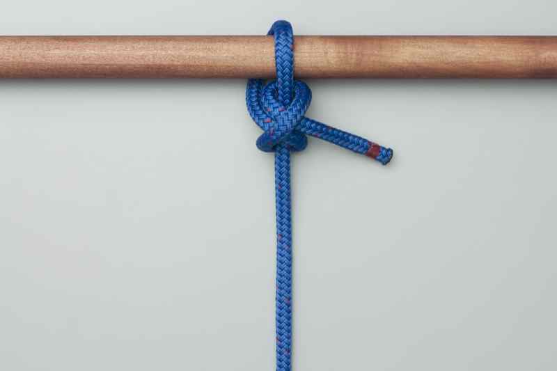 buntline knot completed example