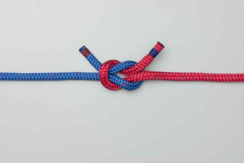 completed square knot example