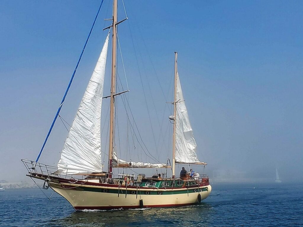ketch sailboat example