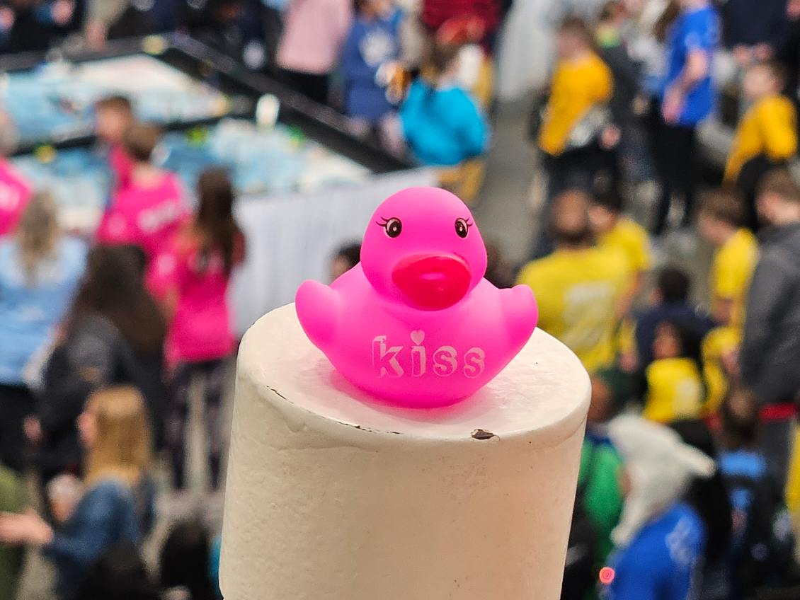 lego league pink kiss duck ames